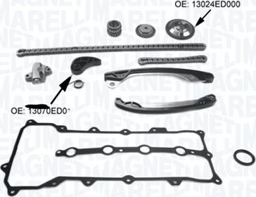 Magneti Marelli 341500001290 - Sada rozvodového řetězu parts5.com