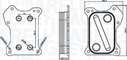 Magneti Marelli 350300000800 - Radiator ulei, ulei motor parts5.com