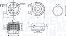 Magneti Marelli 350300001900 - Ölkühler, Motoröl parts5.com