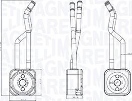 Magneti Marelli 350300003800 - Radiator ulei, ulei motor parts5.com