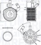 Magneti Marelli 350300002900 - Motor yağ radyatörü parts5.com