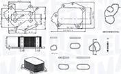 Magneti Marelli 350300002700 - Radiator ulei, ulei motor parts5.com