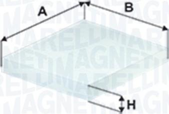 Magneti Marelli 350203066530 - Filtru, aer habitaclu parts5.com