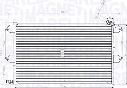 Magneti Marelli 350203831000 - Condenser, air conditioning parts5.com