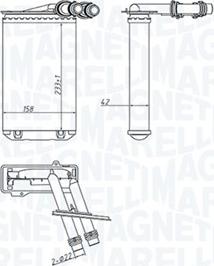 Magneti Marelli 350218445000 - Schimbator caldura, incalzire habitaclu parts5.com