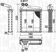 Magneti Marelli 350218442000 - Schimbator caldura, incalzire habitaclu parts5.com