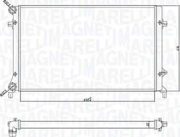 Magneti Marelli 350213166900 - Radiator, racire motor parts5.com