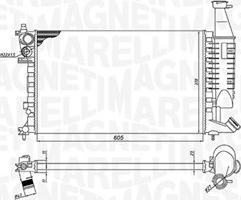 Magneti Marelli 350213186400 - Radiator, engine cooling parts5.com