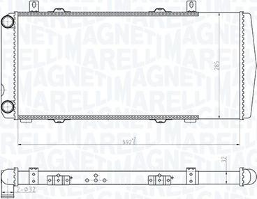 Magneti Marelli 350213180100 - Radiator, racire motor parts5.com