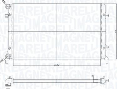 Magneti Marelli 350213853000 - Radiator, racire motor parts5.com