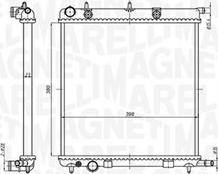 Magneti Marelli 350213819000 - Radiator, racire motor parts5.com