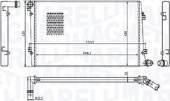 Magneti Marelli 350213218100 - Radiator, racire motor parts5.com