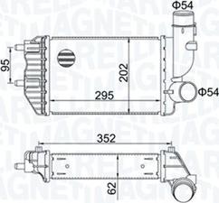 Magneti Marelli 351319205000 - Hladilnik polnilnega zraka parts5.com