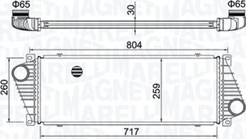 Magneti Marelli 351319205020 - Intercooler, compresor parts5.com