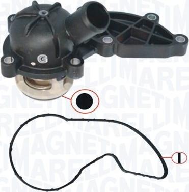 Magneti Marelli 352317003180 - Thermostat, coolant parts5.com