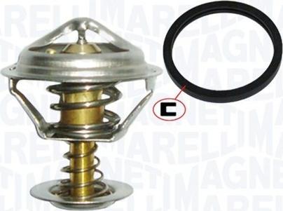 Magneti Marelli 352317101620 - Thermostat, coolant parts5.com