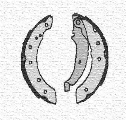 BOSCH 0 986 487 816 - Brake Shoe Set parts5.com