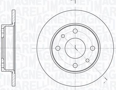 Magneti Marelli 361302040169 - Disc frana parts5.com