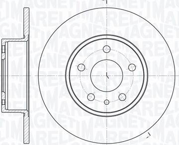 TRW DF1739 - Disc frana parts5.com