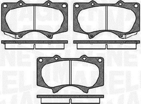 Magneti Marelli 363916060409 - Set placute frana,frana disc parts5.com