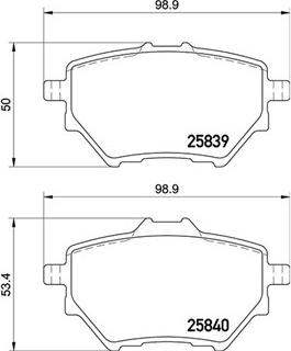 Valeo 302478 - Set placute frana,frana disc parts5.com