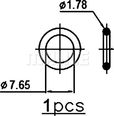 MAHLE AC 803 000S - Kondenzator, klimatska naprava parts5.com