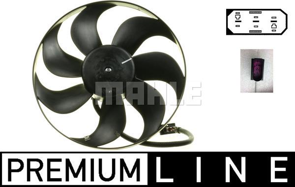 MAHLE CFF 11 000P - Fan, radiator parts5.com