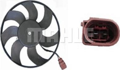 MAHLE CFF 186 001S - Ventilátor chladenia motora parts5.com