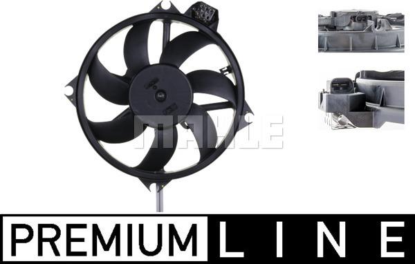 MAHLE CFF 370 000P - Fan, radiator parts5.com