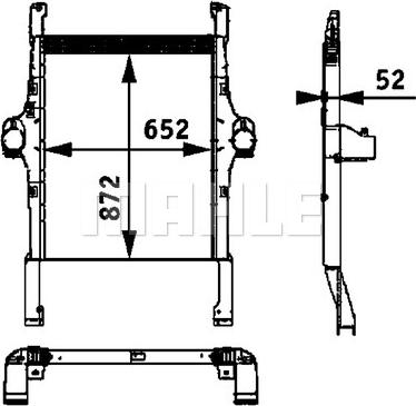 MAHLE CI 113 000P - Intercooler, charger parts5.com