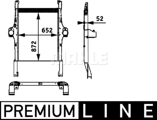 MAHLE CI 113 000P - Intercooler, charger parts5.com