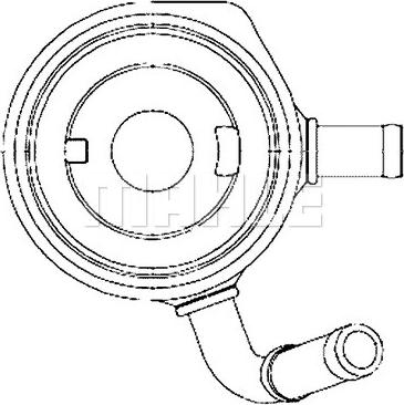 MAHLE CLC 195 000S - Oil Cooler, engine oil parts5.com