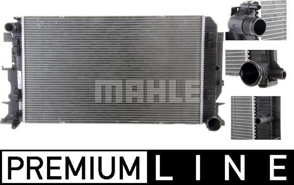 MAHLE CR 1719 000P - Hladilnik, hlajenje motorja parts5.com