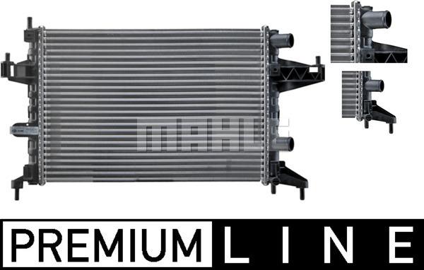 MAHLE CR 388 000P - Radiator, racire motor parts5.com