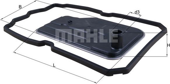 MAHLE HX 124D - Hydrauliikkasuodatin, automaattivaihteisto parts5.com