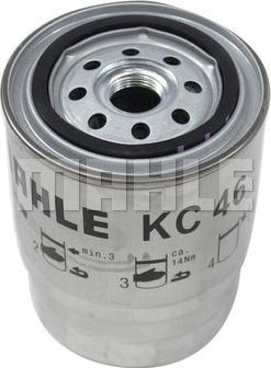 MAHLE KC 46 - Filtr paliwa parts5.com