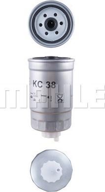 MAHLE KC 38 - Fuel filter parts5.com