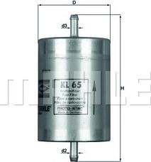 MAHLE KL 65 - Fuel filter parts5.com