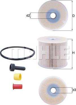 MAHLE KX 85D - Fuel filter parts5.com