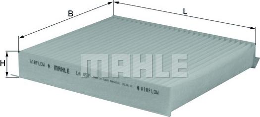 MAHLE LA 457 - Filtru, aer habitaclu parts5.com