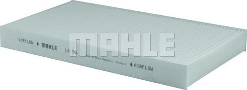 MAHLE LA 56 - Filter, interior air parts5.com