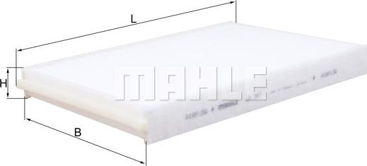 MAHLE LA 387 - Filtro, aire habitáculo parts5.com