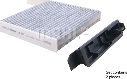 MAHLE LAK 230 - Filtru, aer habitaclu parts5.com