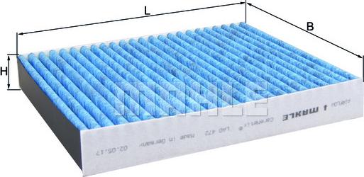 MAHLE LAO 472 - Filter, zrak notranjega prostora parts5.com