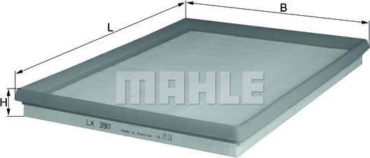 MAHLE LX 390 - Filtre à air parts5.com