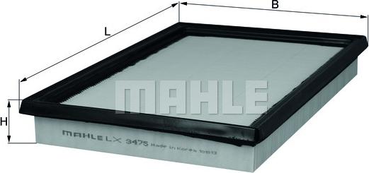 MAHLE LX 3475 - Légszűrő parts5.com