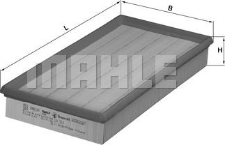 MAHLE LX 333 - Filtru aer parts5.com