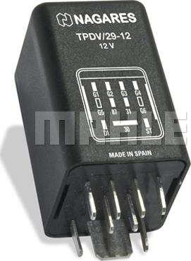 MAHLE MHG 38 - Unidad de control, tiempo de incandescencia parts5.com