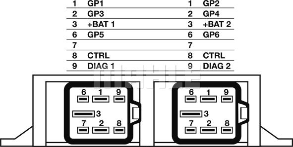 MAHLE MHG 3 - Control Unit, glow plug system parts5.com