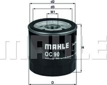 MAHLE OC 90 OF - Filter za ulje parts5.com